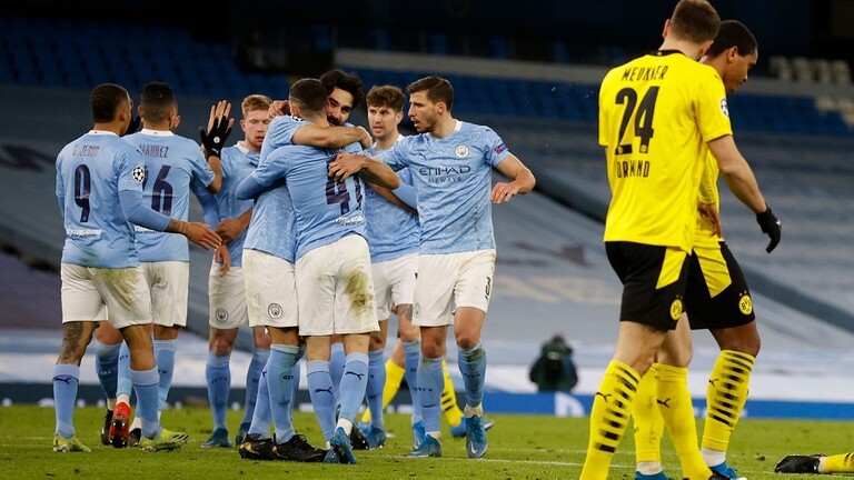 مانشستر سيتي يحقق فوزا في الوقت القاتل على بوروسيا دورتموند