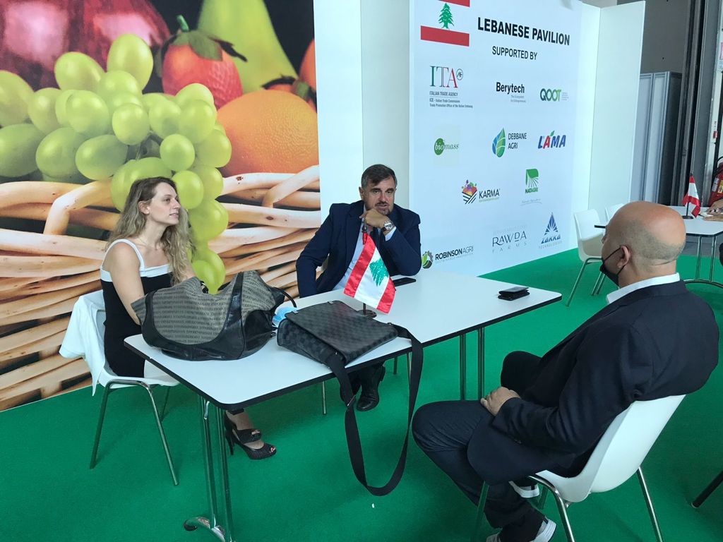 لبنان يشارك في معرض ماكفروت في إيطاليا