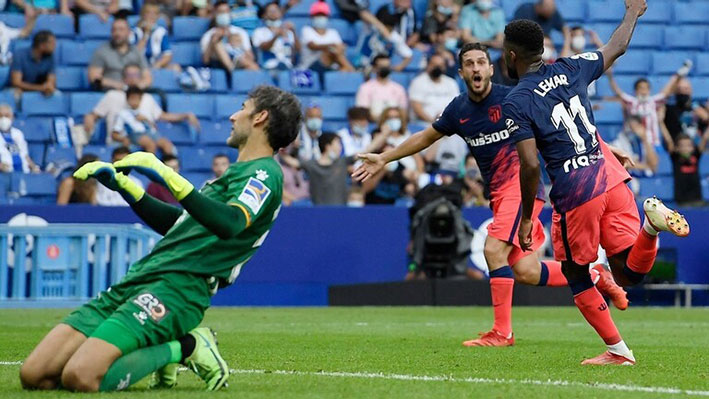 أتلتيكو مدريد يقلب الطاولة على إسبانيول في الوقت القاتل