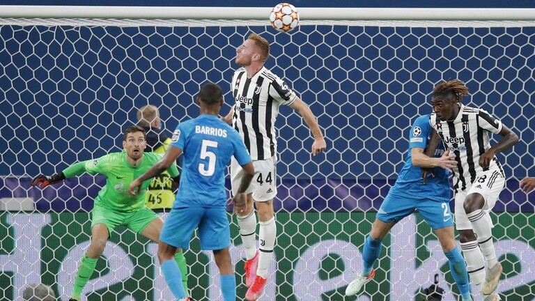 يوفنتوس يفوز بشق الأنفس على زينيت في دوري أبطال أوروبا