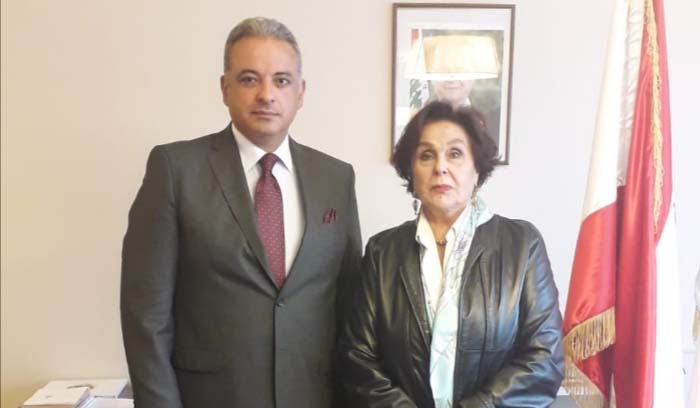 وزير الثقافة بحث مع نضال الاشقر في خيارات صمود مسرح المدينة