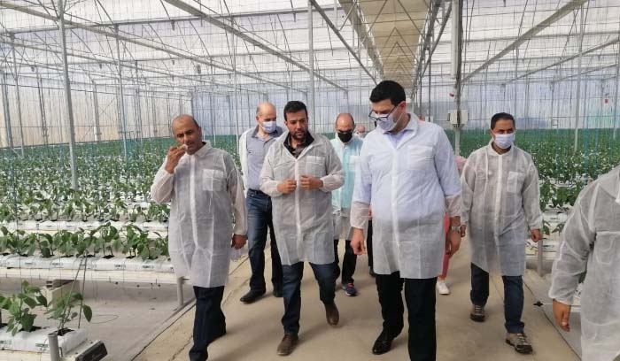 الحاج حسن واصل زيارته الاردن مقدرا النهضة الزراعية في المملكة