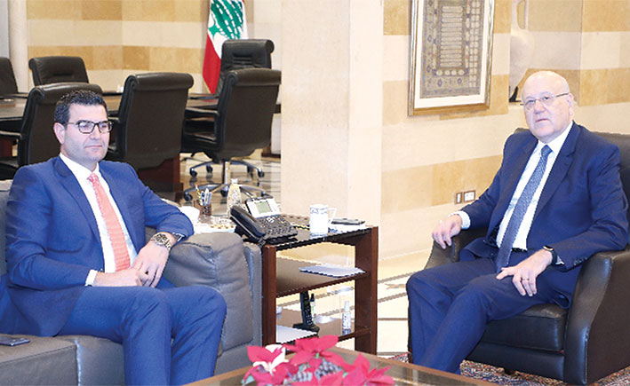 ميقاتي يلتقي مسؤولَيْن بالصندوق والبنك الدوليين