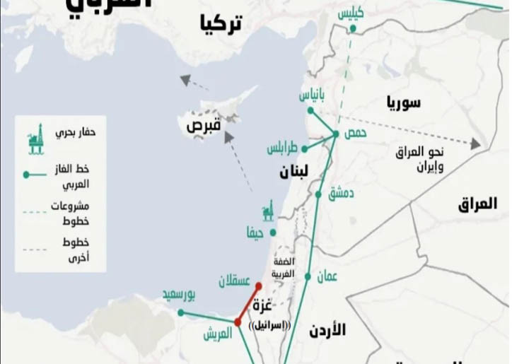إطلاق صيانة خط الغاز العربي في لبنان غداً