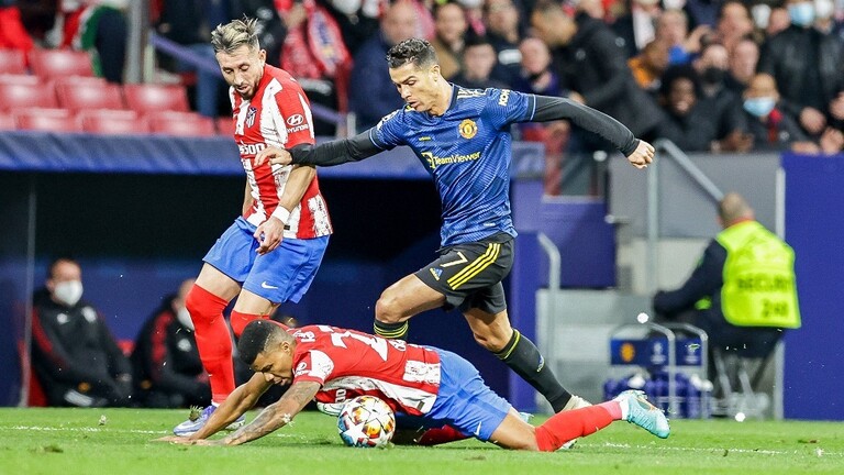 مانشستر يونايتد يعود بتعادل من مدريد في دوري الأبطال
