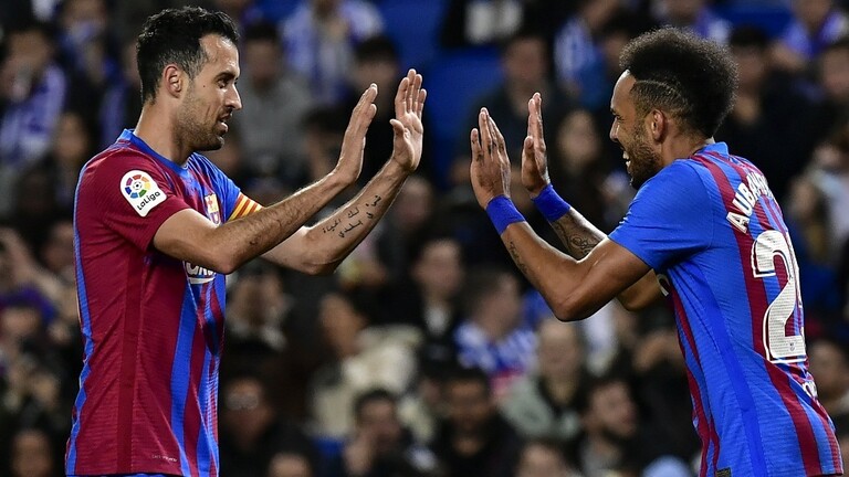 برشلونة يفوز على ريال سوسيداد ويستعيد وصافة 
