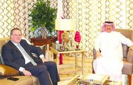 شقير بحث وسفير قطر  في تعزيز التعاون الإقتصادي الثنائي