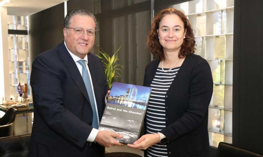شقير يعرض مع ممثلة UNDP دعم المؤسسات الصغيرة