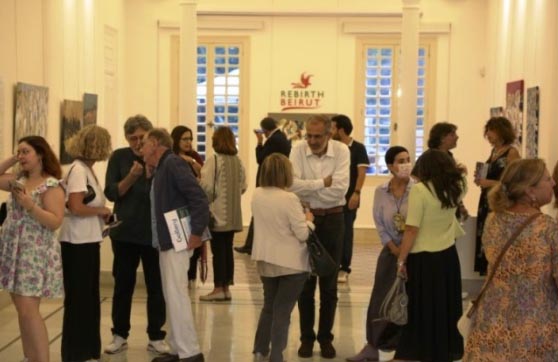 جمعية REBIRTH BEIRUT افتتحت معرض الرسام فردريك الحسيني