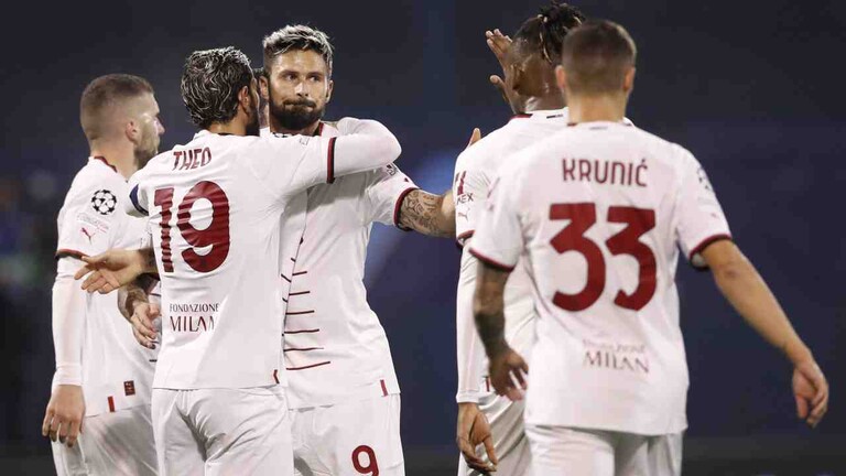 ميلان يكتسح مستضيفه دينامو زغرب 4-0
