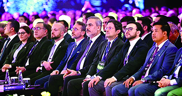 وزير الاعلام شارك في القمة الدولية للاتصال الاستراتيجي في إسطنبول