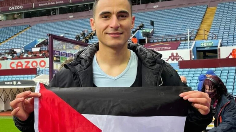 ماينز يفسخ عقد أنور الغازي لدعمه فلسطين واللاعب المغربي الاصل يعلق