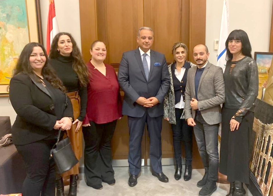 المرتضى يستقبل فرقة Les solistes de beirut