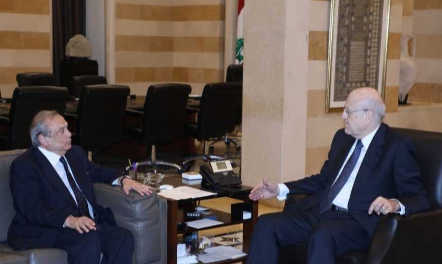 ميقاتي يلتقي حبيب ويوعز بتسديد مستحقات 
