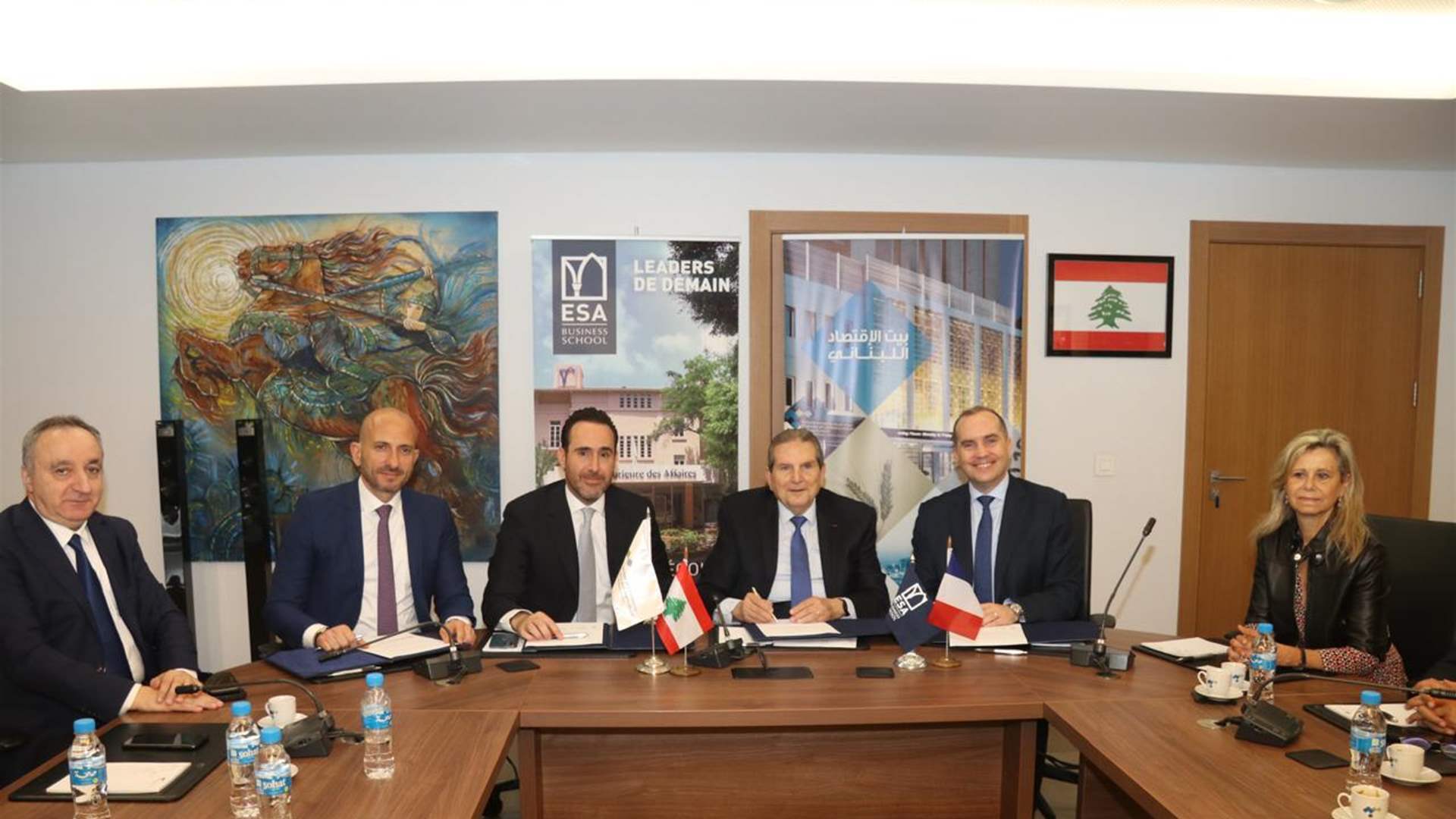 توقيع مذكرة تفاهم بين غرفة بيروت وESA وRDCL وLFA