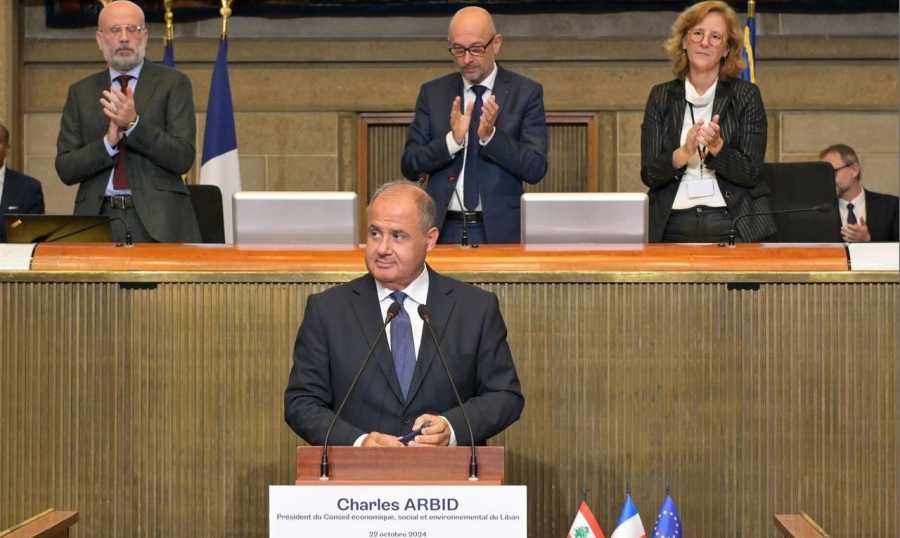 عربيد أمام هيئة المجلس الاقتصادي الفرنسي: لنجعل من لبنان بلدًا متنوعًا ومستقرًا من جديد
