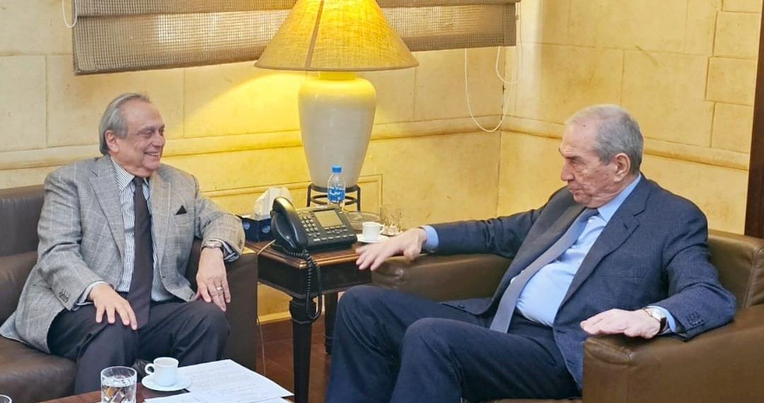 حبيب يتابع مع الجسر قروض قطر وأبوظبي ويعلن دعمه لمشاريع مصرف الإسكان