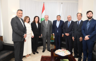 وزير المال استقبل جمعية الصناعيين وإدارة «حصر التبغ» والحلو ويموت