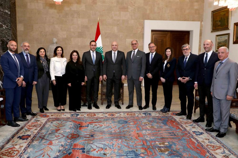 وفدٌ من تجمّع رجال وسيّدات الأعمال يزور رئيس الجمهوريّة