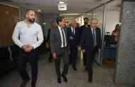 جابر يجول في أقسام مبنى الـTVA مطّلعاً على سير العمل من أجل تحديث الإدارة