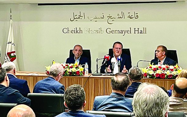 شقير يدعو القطاع الخاص اللبناني خلال لقاء حواري إلى تشغيل محركاته بالسرعة القصوى