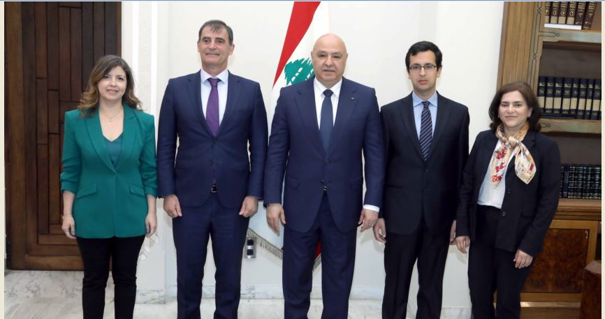 رئيس الجمهورية مستقبلاً بعثة صندوق النقد: التعاون قائم بين المجلس والحكومة