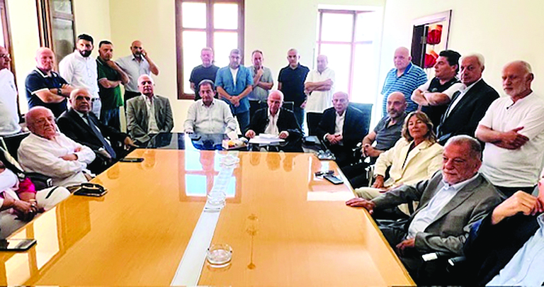 جان جبران افتتج مشروع تمديد خطوط ضخ وتوزيع المياه في قرطبا