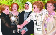 الصلح رعت معرضا يدويا في عاليه وحفل غداء لـ«نساء الزكاة» في سوق الغرب