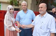 رئيس اتحاد بلديات الفيحاء سلم بلدة القلمون  حاويات لفرز النفايات من المصدر