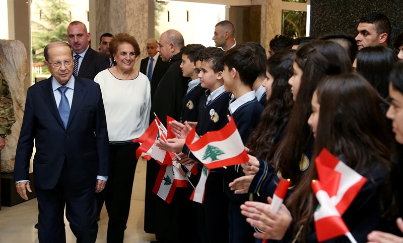 طلاب لبنان في القصر الجمهوري لليوم الثالث: نشاطات تثقيفية تثبيتا لروح المواطنة المسؤولة