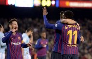 قلق في برشلونة بسبب ميسي وديمبيلي