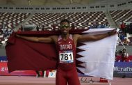 عبد الرحمن سامبا يسجل اسرع زمن في 400 م حواجز
