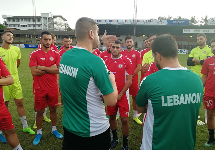 لبنان يستعد للقاء سري لانكا غدا في كولومبو