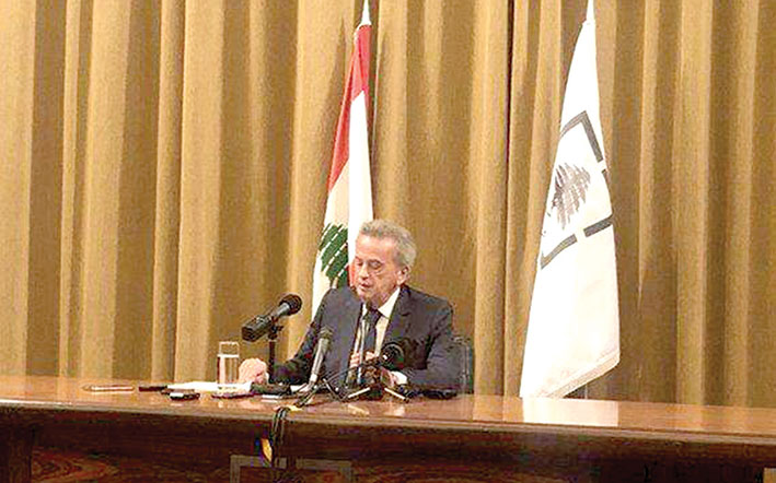 سلامة: الودائع مؤمنة والمصارف لديها الأموال ولدينا كل الإمكانات للخروج من هذه الأزمة
