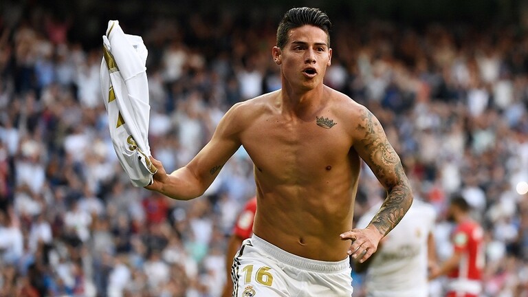 إيفرتون يضم الكولومبي رودريغيز من ريال مدريد