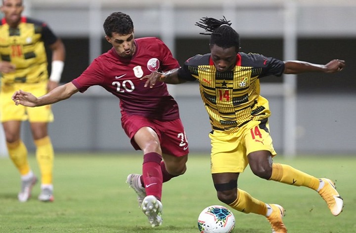 المنتخب الغاني يفوز على نظيره القطري بنتيجة (1-5)