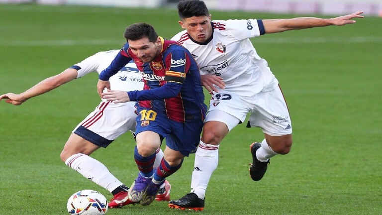 برشلونة يفوز على أوساسونا بنتيجة ثقيلة
