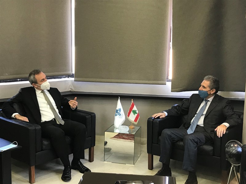 رامبلينغ بعد لقائه وزني: يجب تشكيل حكومة وعلى حكومة تصريف الأعمال تحضير موازنة 2021