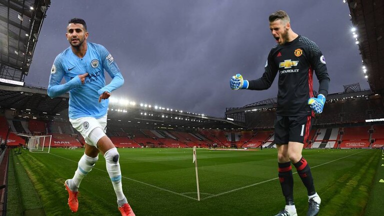 -ديربي مانشستر-  بين السيتي واليونايتد في منافسات الجولة 12 من الدوري الانكليزي