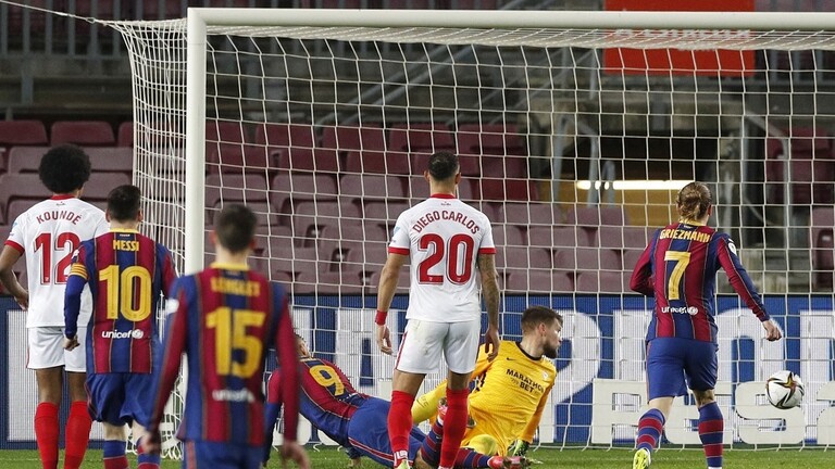 برشلونة ينتزع بطاقة التأهل الى نهائي كاس ملك أسبانيا