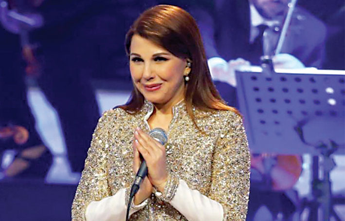 ماجدة الرومي وجورج وسوف ونجوى كرم في جرش