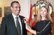 بومباردييري قلّدت نزار هاني وسام نجمة إيطاليا برتبة فارس