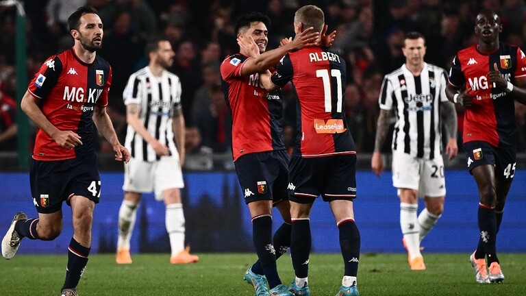 جنوى يقلب الطاولة على يوفنتوس وينعش أمله بالبقاء في دوري الأضواء