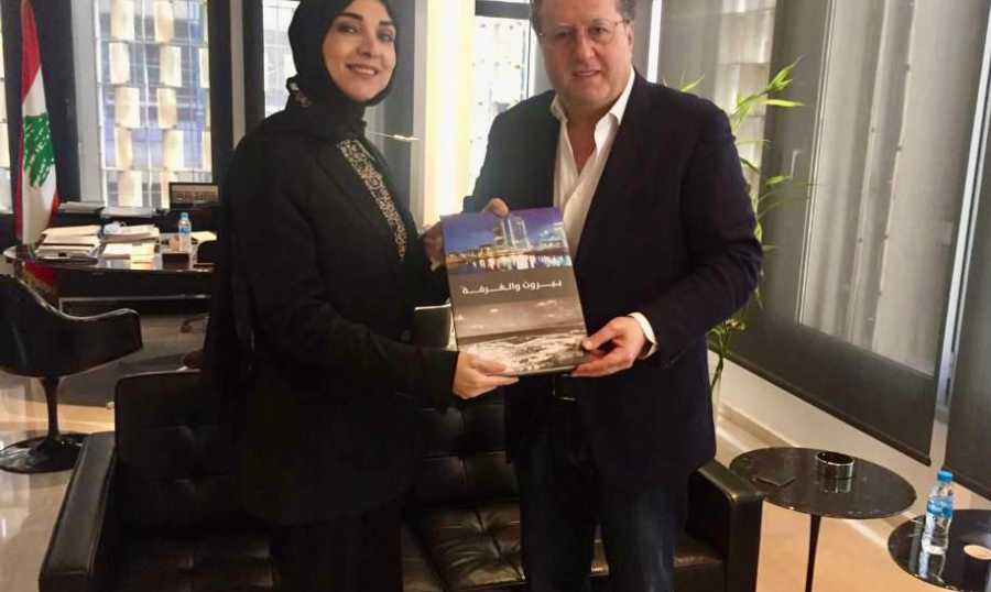 شقير يبحث تنمية العلاقات الاقتصادية اللبنانية-القطرية