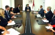 وزير الاقتصاد استقبل بعثة السياسة الضريبية في صندوق النقد
