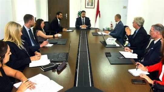 وزير الاقتصاد استقبل بعثة السياسة الضريبية في صندوق النقد
