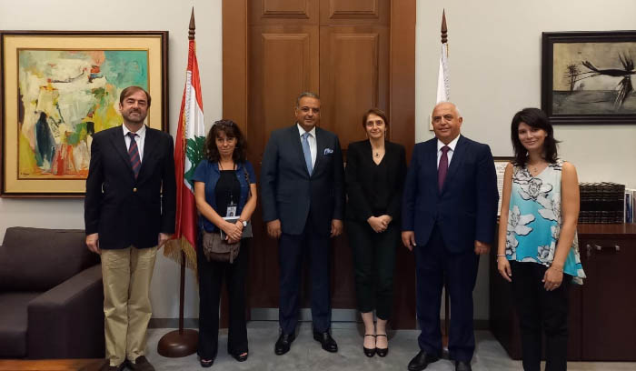 وزير الثقافة بحث مع وفد من السفارة الفرنسية في التنقيب عن الآثار في جبيل