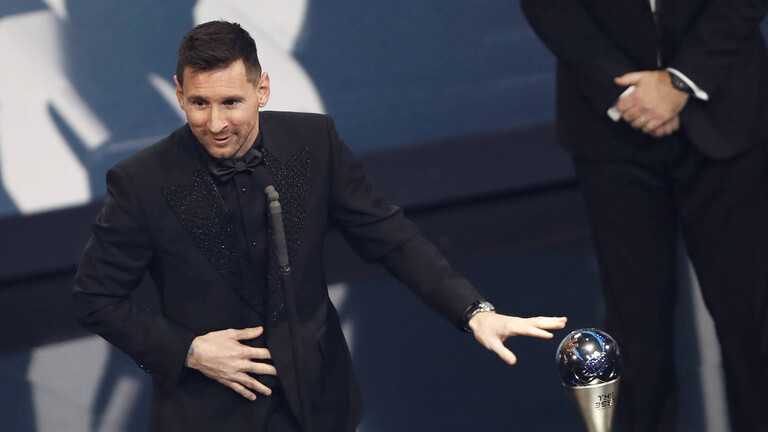 ميسي افضل لاعب للعام 2022