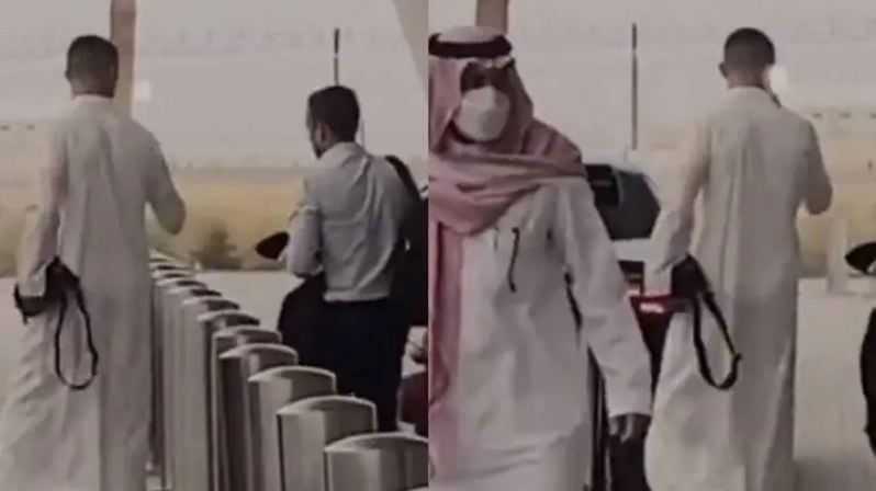 رونالدو يتجول في الرياض بالثوب السعودي