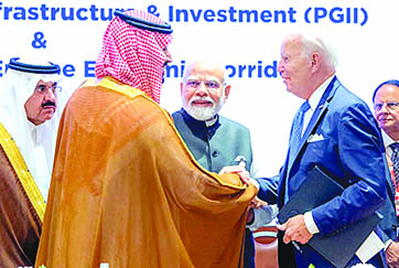 السعودية توقّع مذكرة الممر الاقتصادي  بين الهند والشرق الأوسط وأوروبا